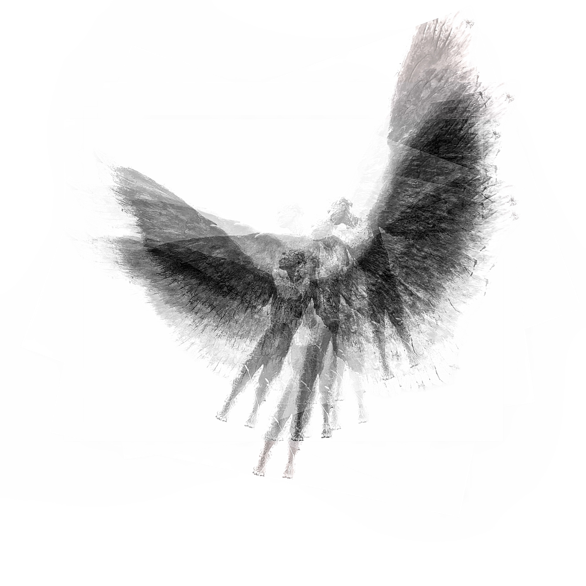 Icarus falling to earth
