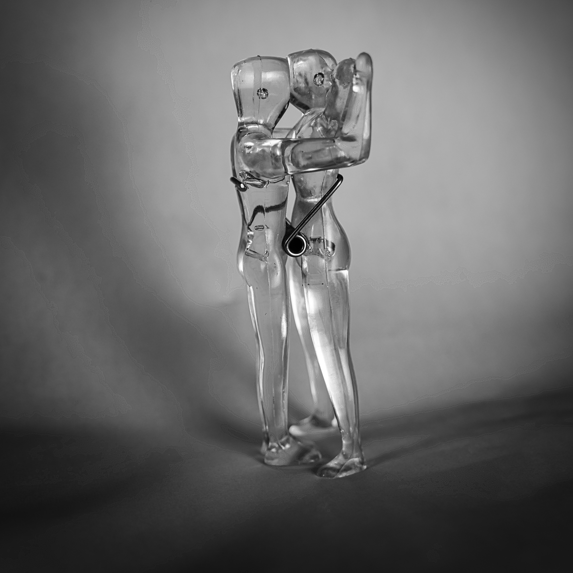 plastic loving figures
