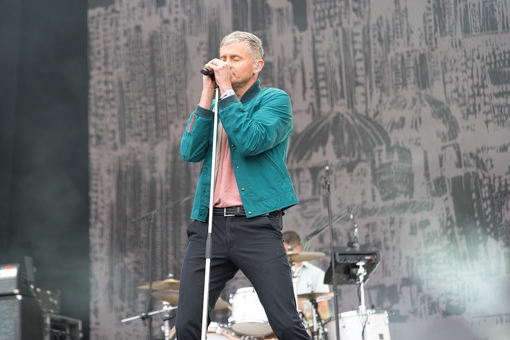 Keane on stage at Kendal Calling music Festival