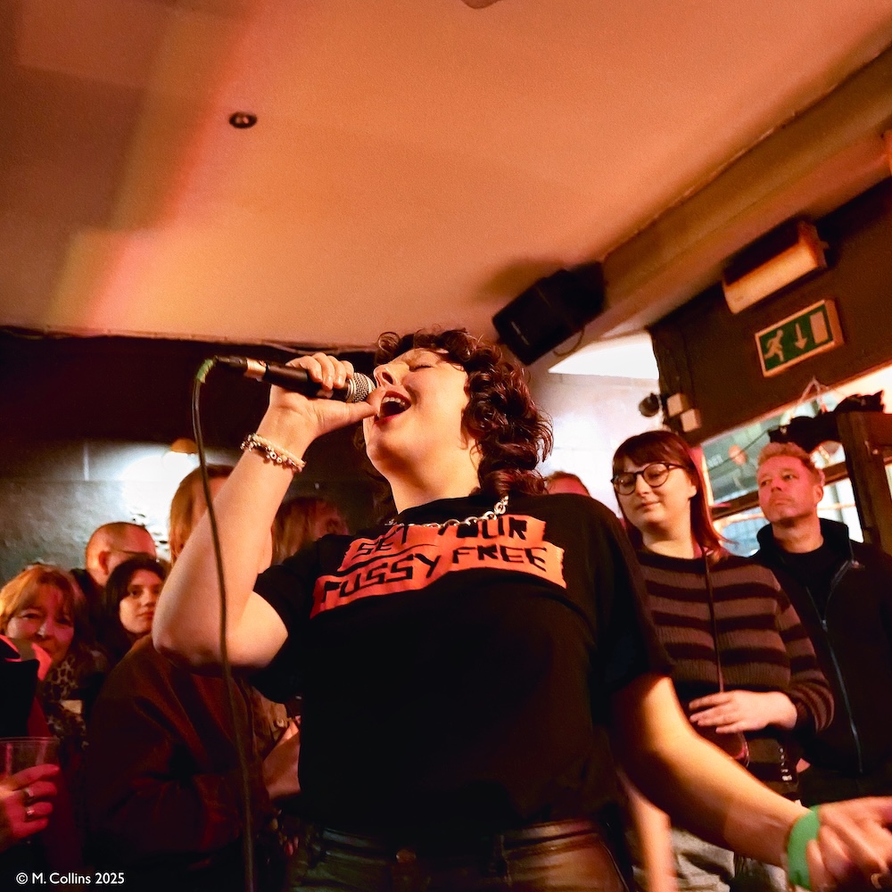 Feed the beast singer  hitting the high note
