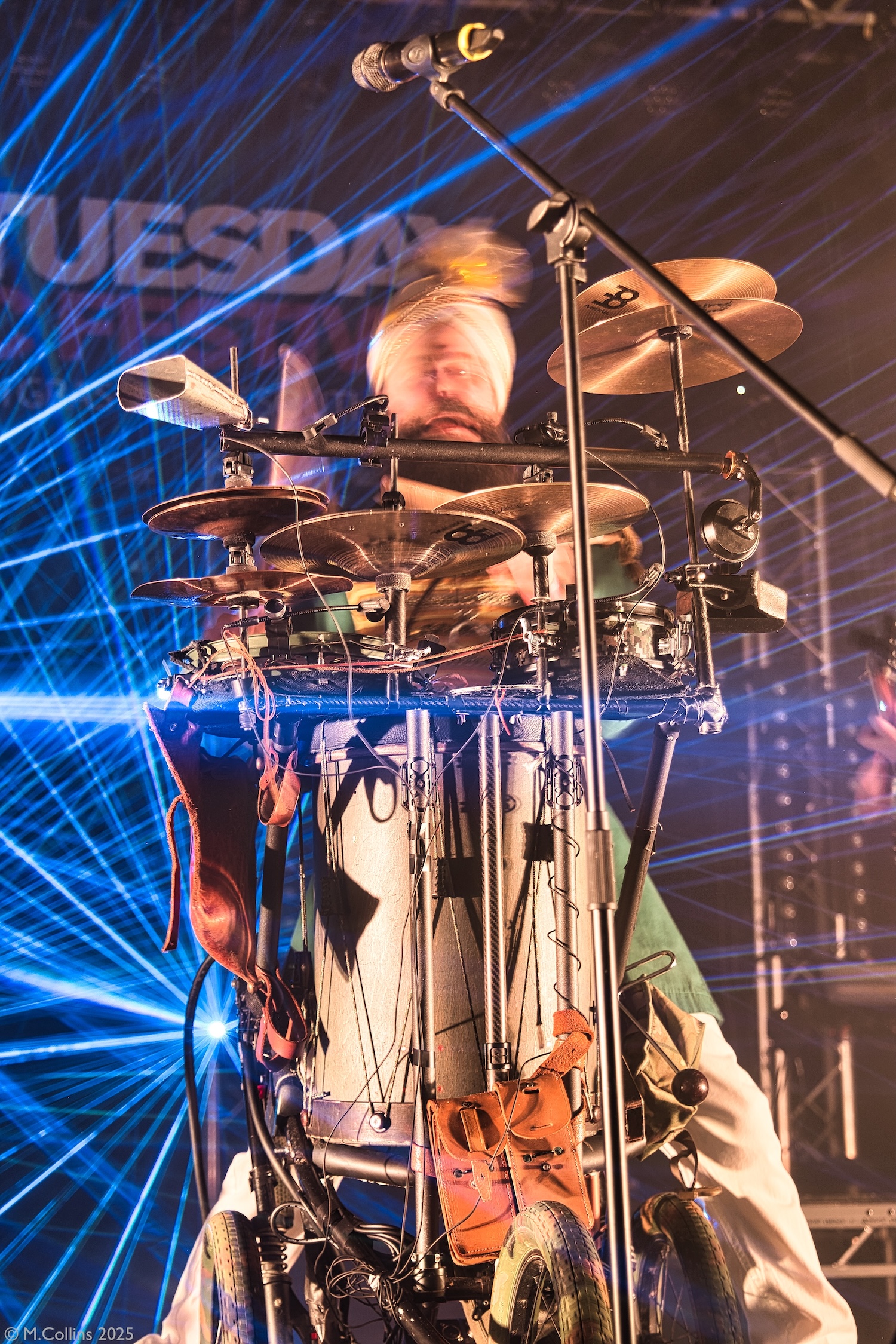 rapid drummer at Fat Tuesday Music Festival
